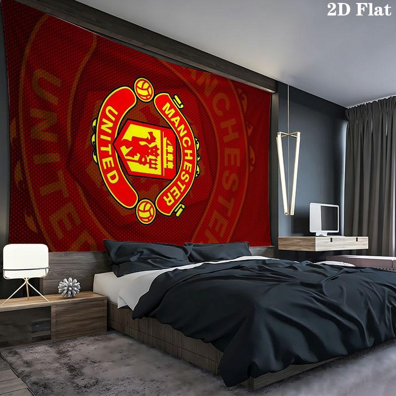 Red Devils Wall Tapestry, Aesthetic Printed Fabric Blanket, Suitable for Bedroom, Living Room, and Home Decor.