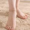 Women Anklet Summer Round Bead Chain Double Layered Square Snake Foot Chain,Simplicity Temperament Holidays Ankle Bracelet