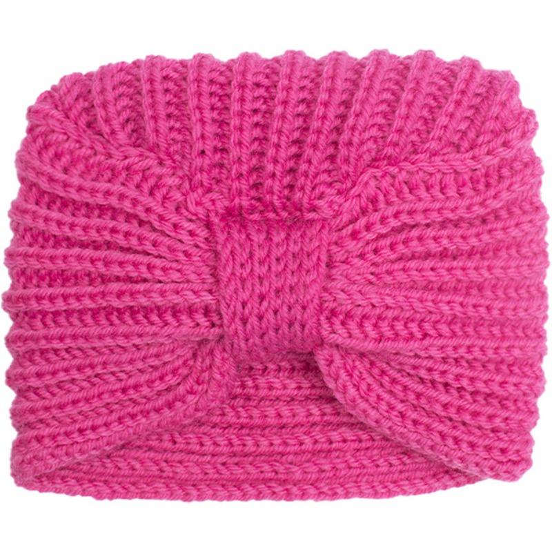 Autumn and Winter New Baby Solid Color Wool Hat, Children's Creative Knotted Pullover Hat, Baby Hat