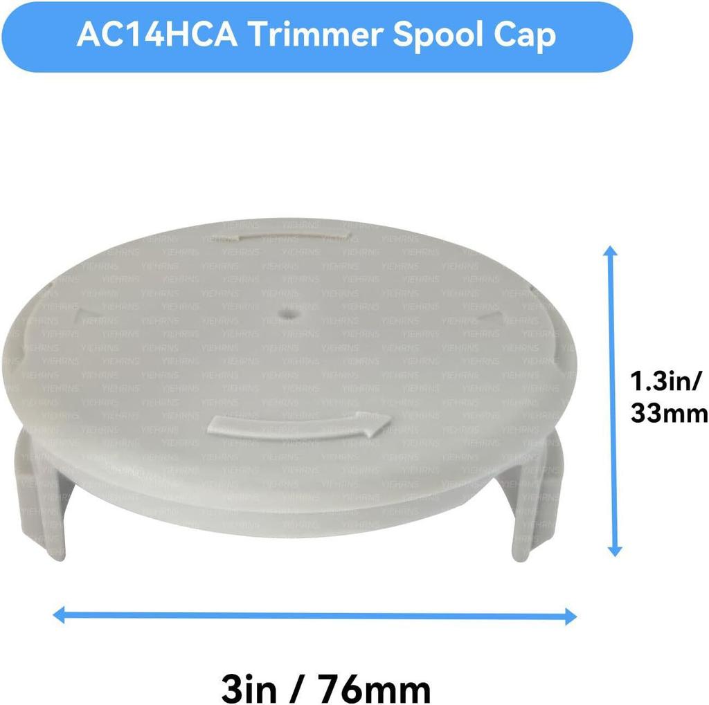 6+1 Set Compatible with Ryobi AC14RL3A Spool & AC14HCA Spool Cover for Trimmer Head Line