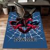 Custom Spider Man Mat Personalized Name, Polyester Washable Indoor Entryway Rug, Gift for Christmas, Easter, Thanksgiving Day