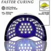 2025 280w UV LED Nail Lamp with Motion Sensing and Memory Function