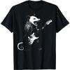 Evports Funny Possum Playing Guitar Gift for Men Women T-Shirt