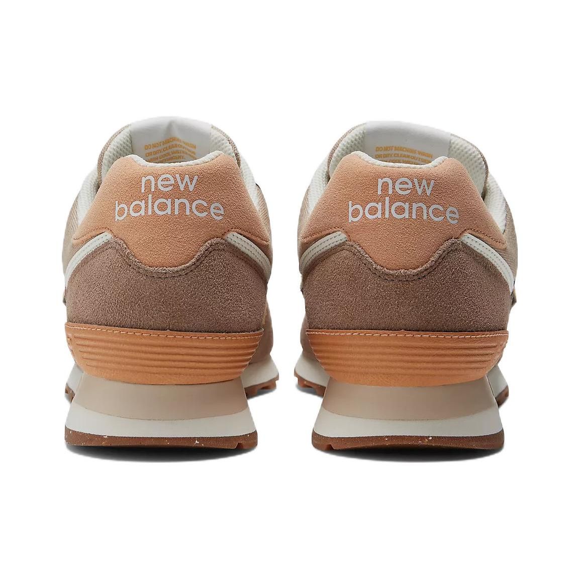 New Balance 574 Светло-коричневые мягко-желтые мужские кроссовки ML574RB2 39.5 — фото 5