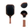 Carbon Fiber Pickleball Paddle Racquet for Player Training Adults Brown