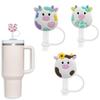 Dust-proof Straw Topper 10mm Straw Plug Reusable Cow Straw Cover  Party