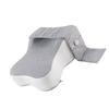 Ergonomic Supportive Memory Foam Thighs Knee Rest Leg Pillow with Fixed Strap for Side Sleeping Spine Alignment Cushion