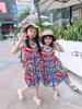 2025 Girls' Floral Cake Skirt Sleeveless Summer Dress - European & American Style