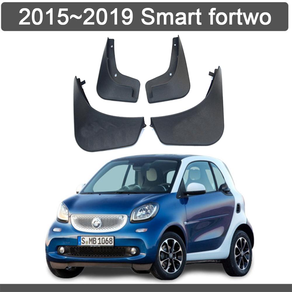 For Smart Fortwo Forfour W453 453 2015 2016 2017 2018  MudFlaps Splash Guards Flap Mudguards Fender Front Wheels Accessories smart fortwo w453