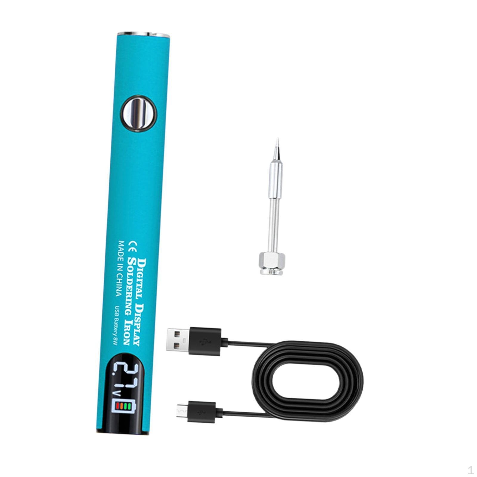 

Набор беспроводных паяльников для проектов «сделай сам» с зарядкой через USB и резьбой 510 Blue Set