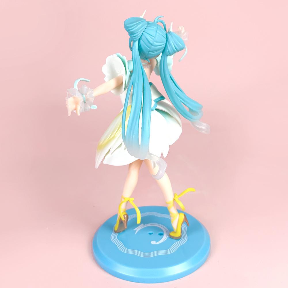 Kizuna Ai figure, beautiful young girl, Swan Lake lantern, Chang'e, Luo Tianyi figurine, anime birthday gift