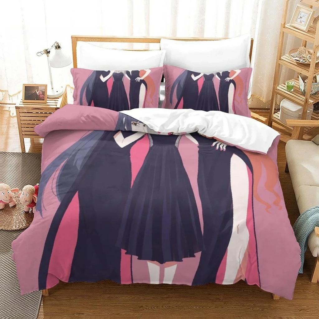 Hypnosis Mic Division Rap Battle Rhyme Anima Bedding Set Printed With Pillowcase Bed Duvet Cover Single Double Queen King Size