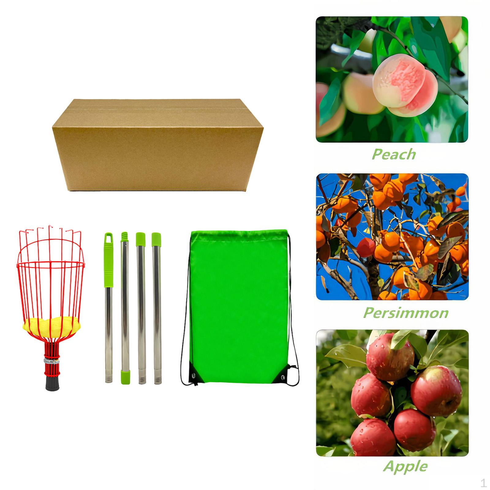 

Efficient Fruit Harvesting Tool for Orchard and Garden Use 1.6 Meter
