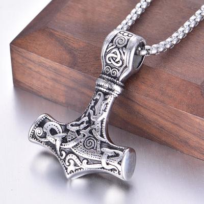 New Retro Jewelry Viking Necklace Men's Necklace ,A Gift for My Boyfriend