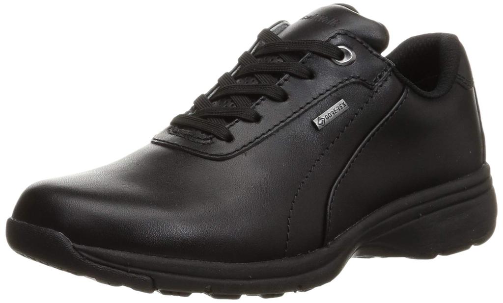 Asahi Medical Walk GT L023 Women's Walking Shoes, Black, with SHM Technology To Prevent Knee Problems