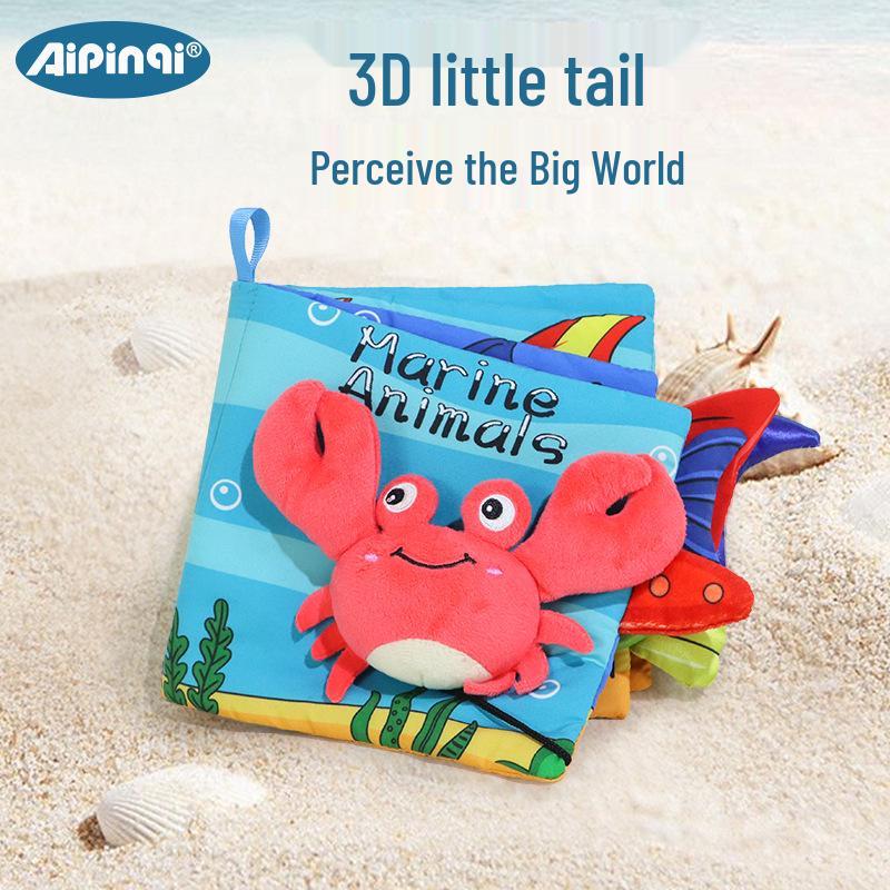 Aipinqi Tear-Proof Crinkle Cloth Book for Early Education: Baby Puzzle Toy for 0-1 Year Olds