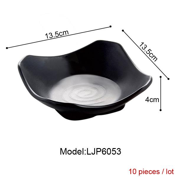 Imitation Porcelain Dinnerware Dinner Plates Tapas Dish With Hot Pot Restaurant A5 Melamine Dish Melamine Tableware