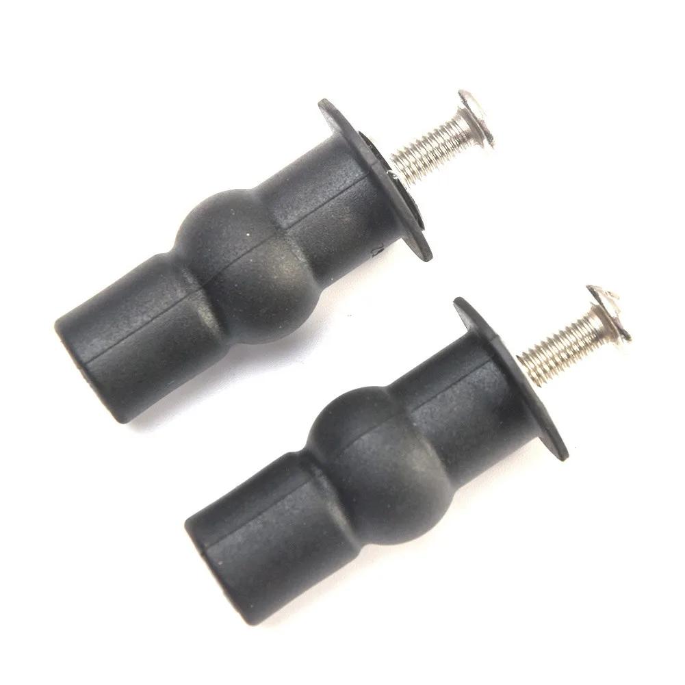 High Quality Home Expanding Screw Toilet Seat Repair Replacement Rubber Stainless Steel Black Expansion Fixing