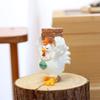 Resin Chicken Figurines with Brick Chicken Garden Statues Decors Decorative Ornament for Home Table Desk Yard Decors