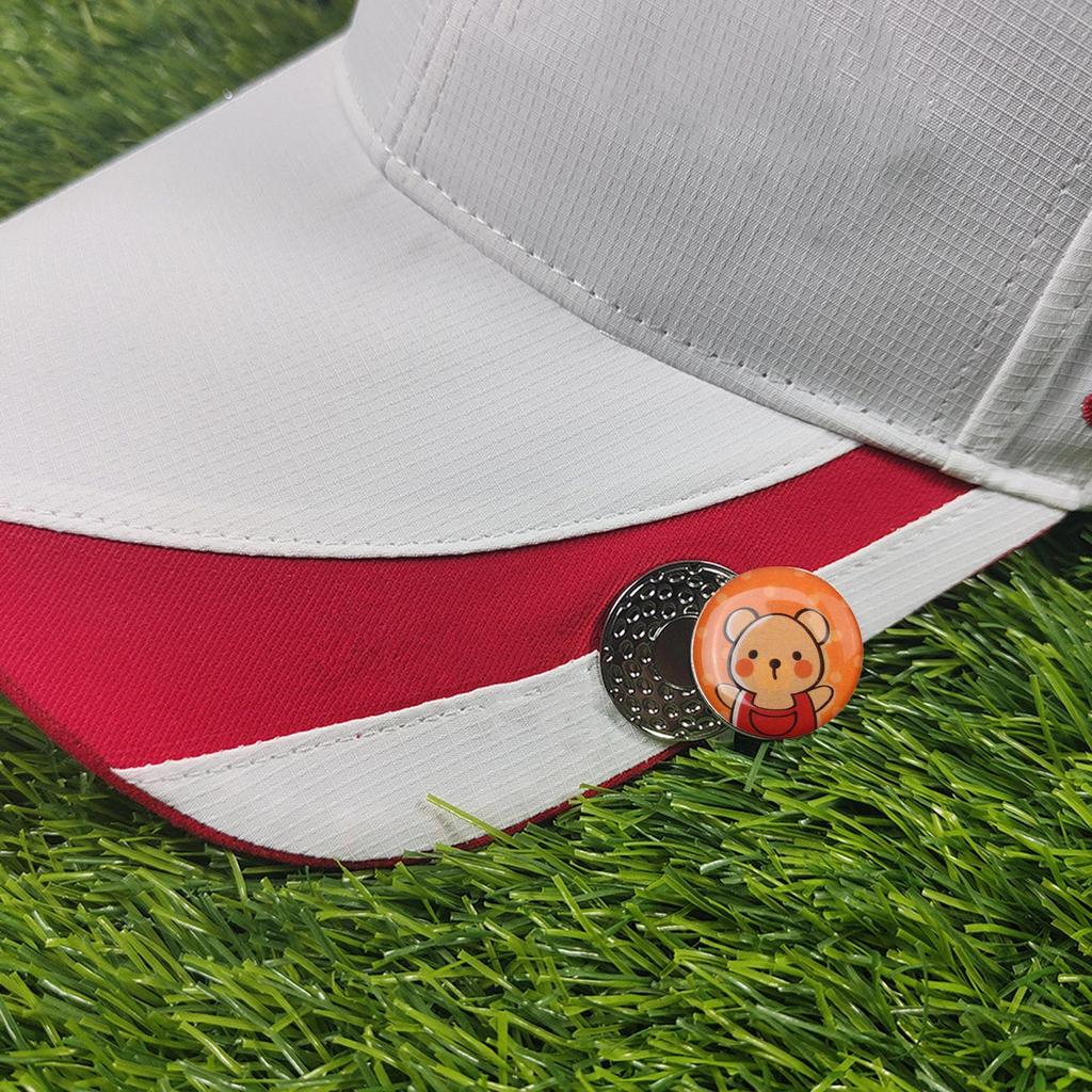 Golf Ball Markers for Men Women, Removable Attaches Easily To Golf Hat, Golf Ball Marker with Standard Magnetic Hat Clip