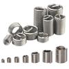 60pcs Steel Wire Thread Inserts Mechanical Engineering Thread Solution for Enhances Thread Strength & Easy Installation
