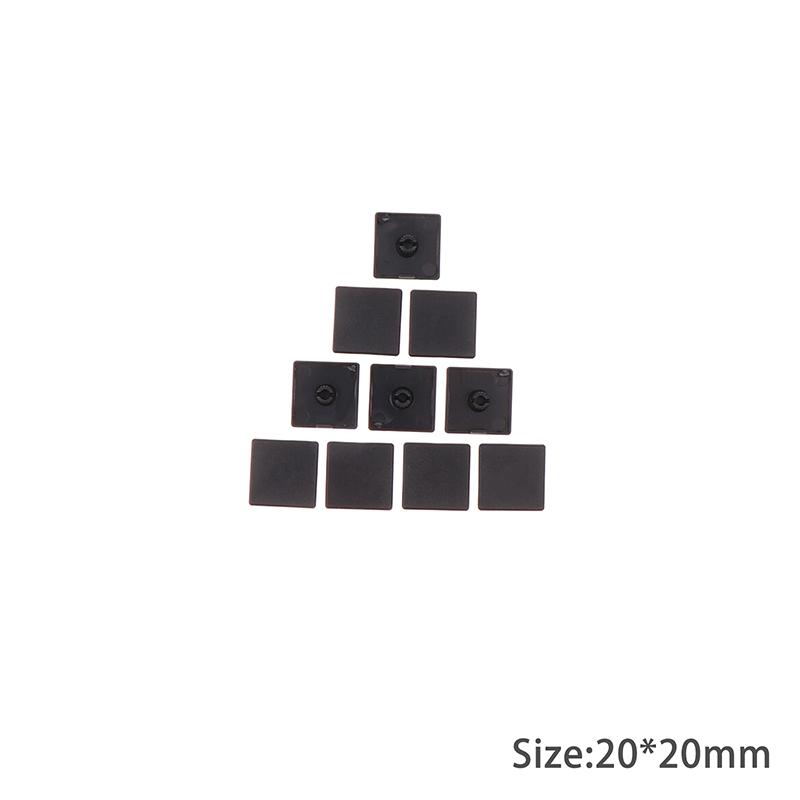 10 Buc 2020 3030 3060 4040 4080 4545 Plastic Capăt Acoperire Placă Negru Pentru Profil Aluminiu EU