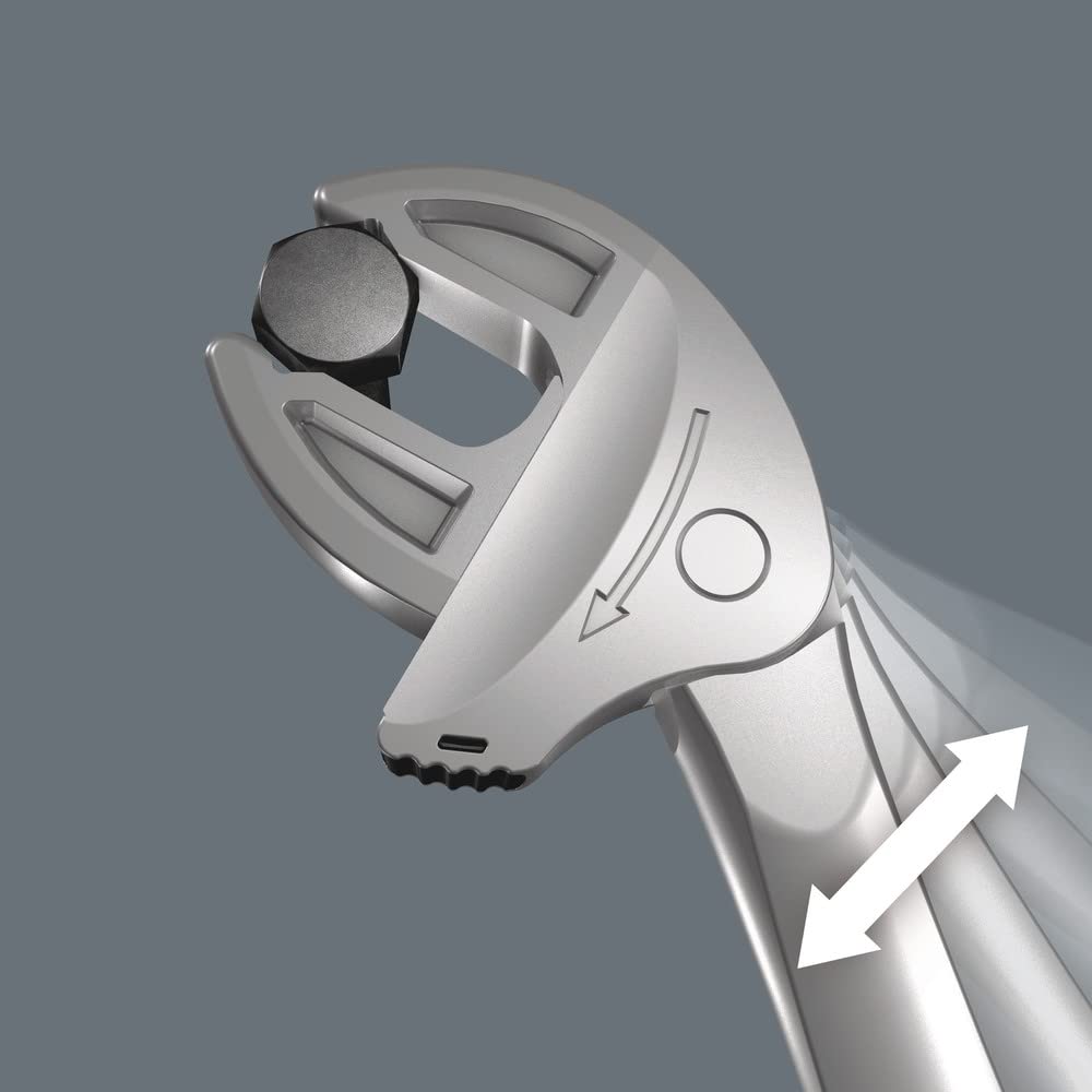 WERA Joker Ratchet Wrench Set with Automatic Adjustment and 020340 2-Piece Double-Ended Case,