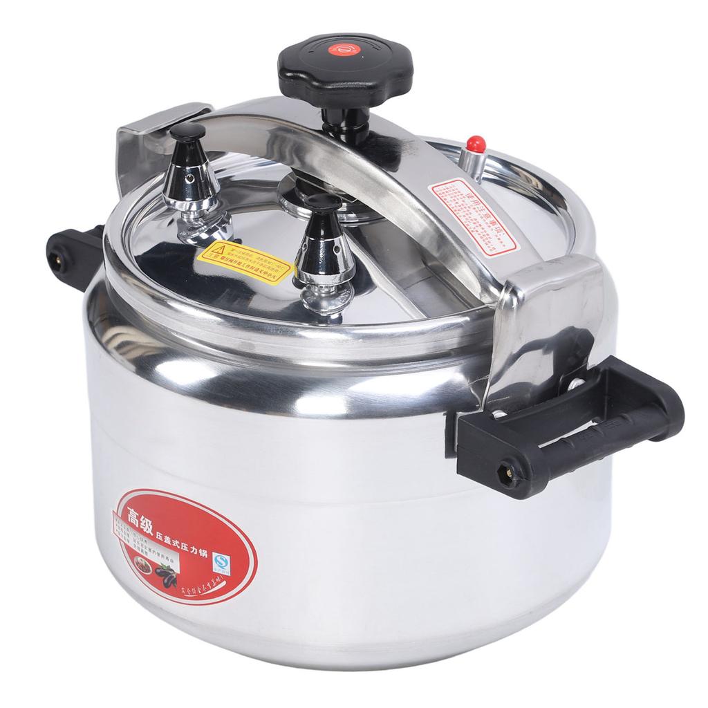 15L Großer Schnellkochtopf mit doppelter Sicherheitsverriegelung Aluminiumlegierung Auslaufsicher
