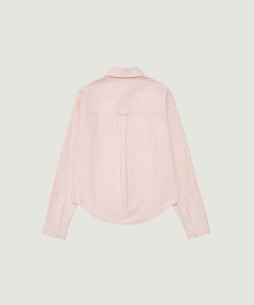 GROVE Tess Stripe Shirt (Pink)