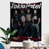 Pop Rock Band TTokio HHotel Chart Tapestry For Living Room Home Dorm Decor Art Home Decor