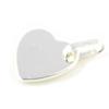 Les Trésors De Lily [B9894] - Silver 'Mini Heart' Pendant To Engrave