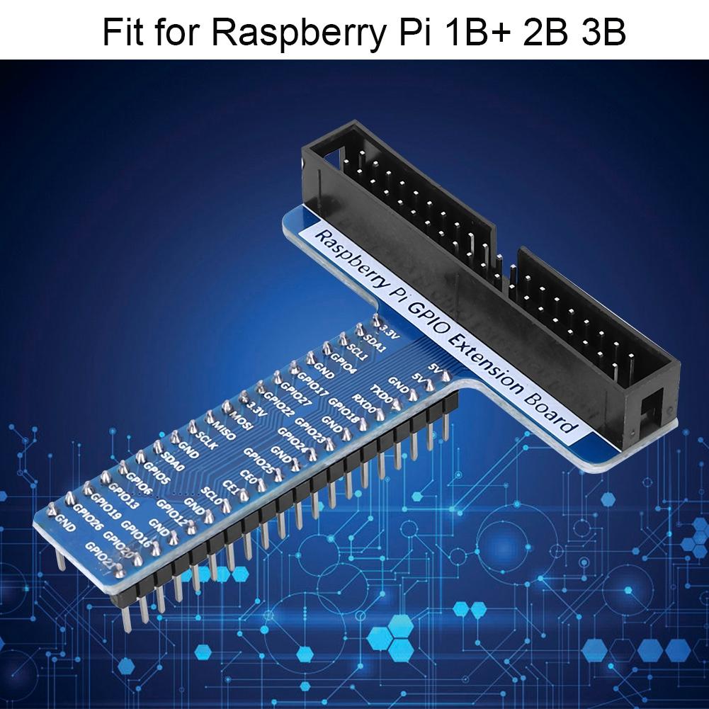 

2Pcs 2x20p 40Pin T Type GPIO Expansion Board Accessories Fit for Raspberry Pi 1b 2B 3B