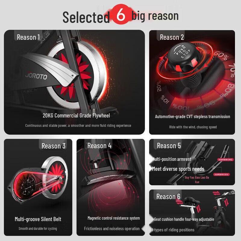 Jiereite X2 Smart Magnetic Exercise Bike