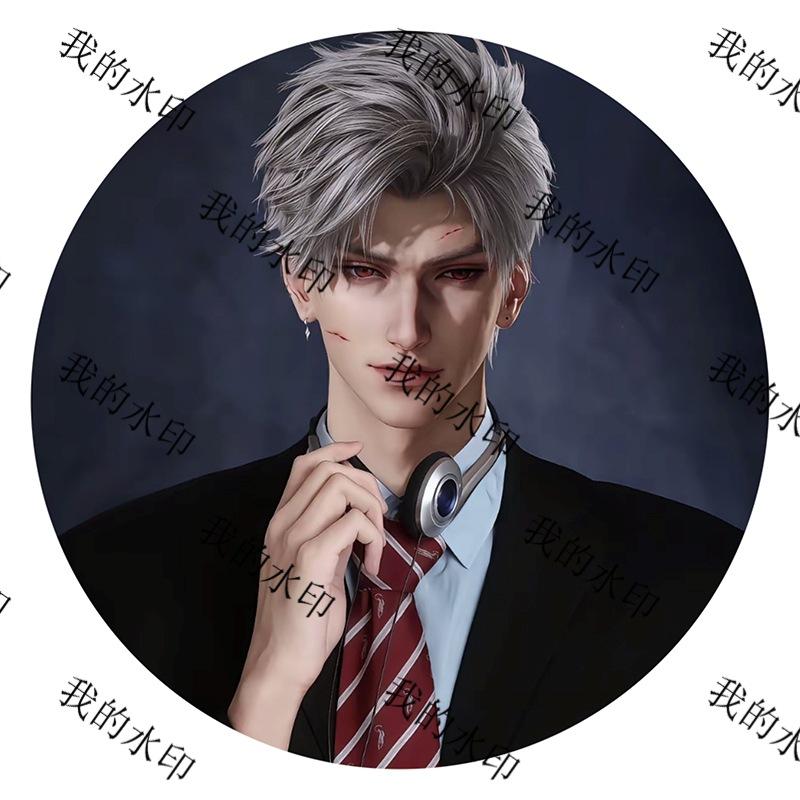 Hot Game Love and Deepspace Sylus Rafayel Zayne Xavier Caleb 58MM Anime Badge Emblem Brooch Clothing Backpack Accessories Gift