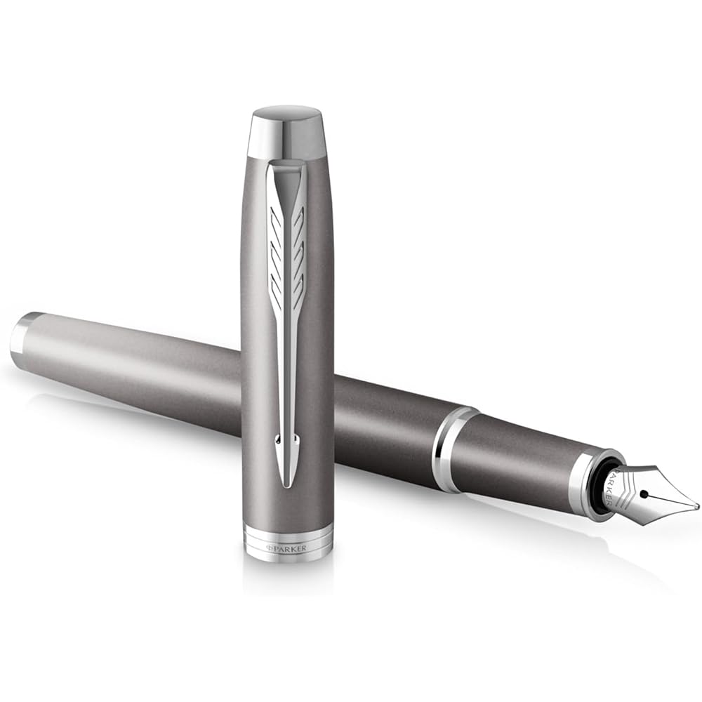 PARKER Parker Fountain Pen IM Writing Rituals Gray CT Fine Print Gift Box Gift Luxury Genuine Imp...