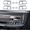 4pcs Interior Door Handle Bowl Cover Trim Frame for Dodge Ram 2011-2017 Chrome