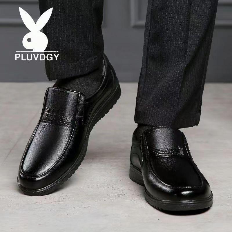 Men's leather shoes business casual shoes non-slip shoes soft-soled shoes