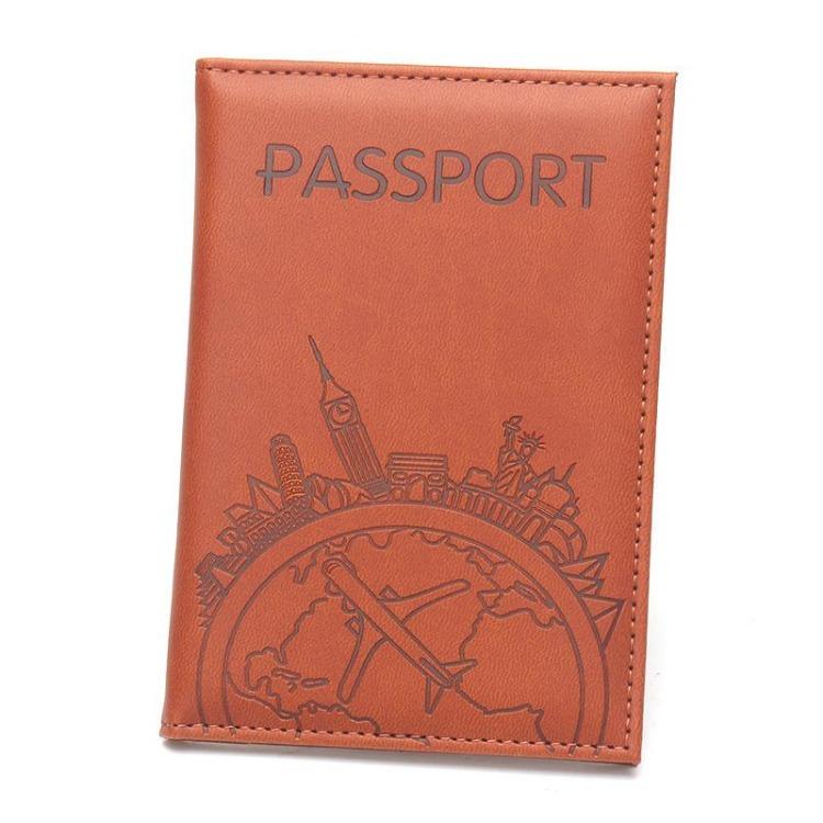 Leren Paspoorthouder Slimme Reis ID Portemonnee Dunne Paspoorthouder Leren Cover Reisaccessoires