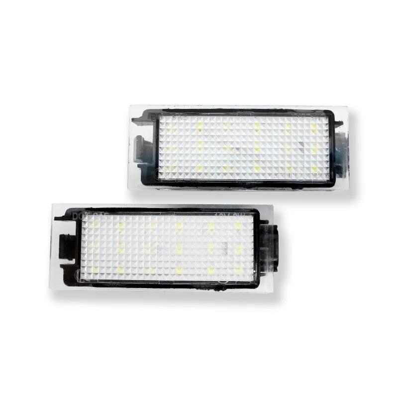 For Renault Megane 3 Clio License Plate Light White No Error Led Number License Plate Light Laguna 2 Megane 3 Twingo