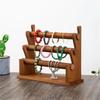 Wood Jewelry Holder for Exhibiting Accessories Bracelets and Bangle Display Rack Elegant Wrist Accessories Organizer