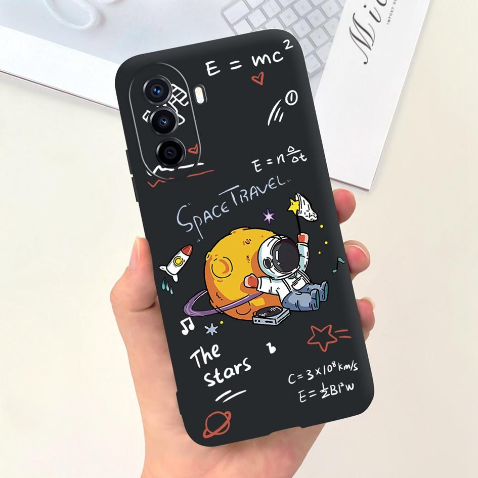For Huawei Nova Y70 Plus Case Nova Y70 4G Phone Cover Cute Astronaut Cartoon Soft Silicone Funda For Huawei Nova Y70Plus Capinha