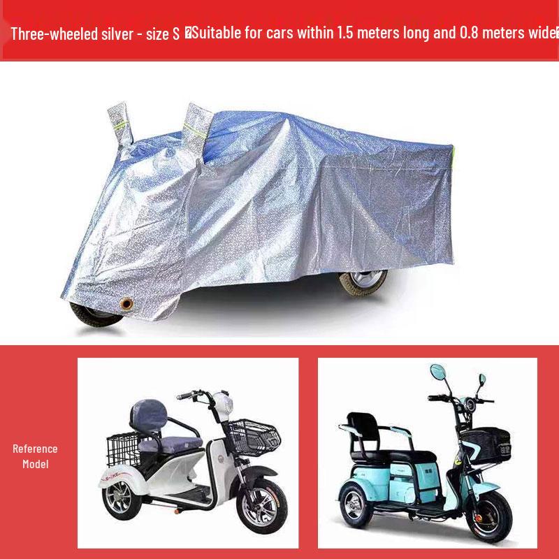 Универсальный водонепроницаемый и солнцезащитный чехол для трехколесных электромобилей и мотоциклов