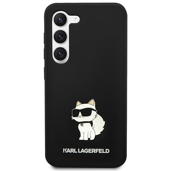 Karl Lagerfeld Klhcs24Msnchbck S24+ S926 Hardcase Czarny/Black Silicone Choupette