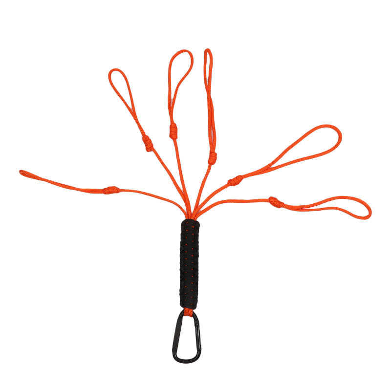 High Quality Umbrella Rope Hook Outdoor Hand Woven Key Hooks Rescue Hunting Ropes Multifunctional Hanging Rope Hunting Bird Tool