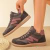 New Large-sized High-top Women's Retro and Versatile Casual Single Shoes