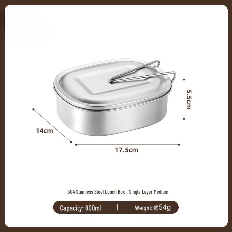 Classic 304 Stainless Steel Lunch Box