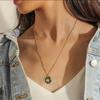 Collares Para Mujer Vintage Necklace Bohemian Sun Moon Pendant Female Clavicular Chain Boho Women  Jewelry Accessories