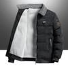 Winter Plush and Thick Lapel Corduroy Jacket for Men's Youth Warm Jacket Urban Jacket