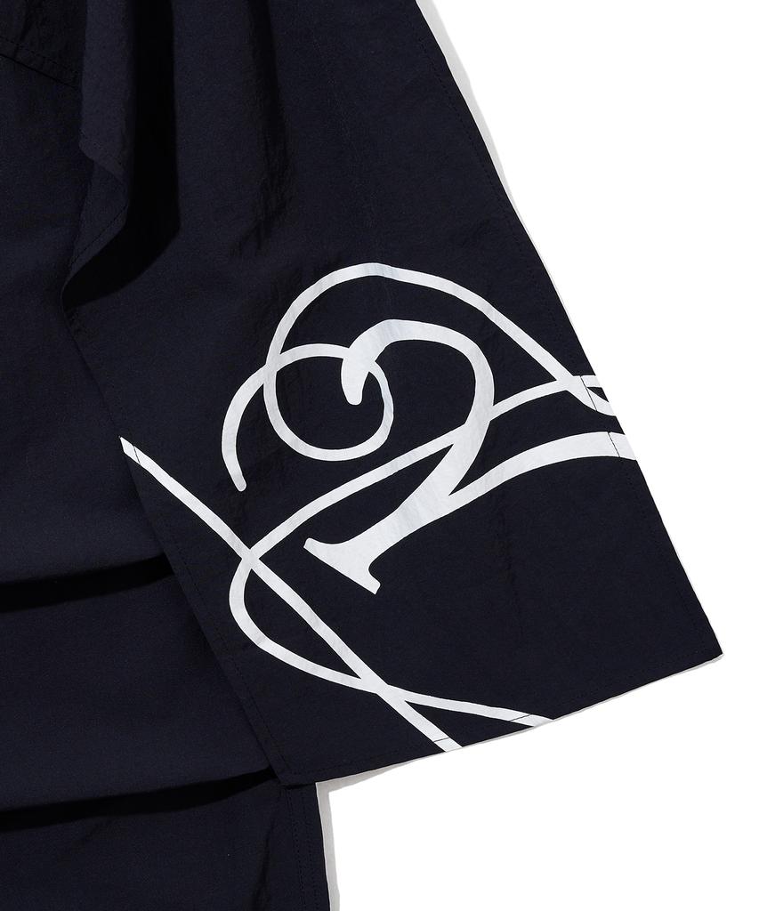 YOUHEE Parachute Layered Pants_Black