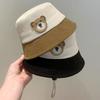 Baby Summer Fisherman Hat Cute Bear Toddler Children Mesh Breathable Sun Hat Outdoor Beach Boys Girls Panama Fisherman Hat